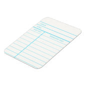 Magnet Flexible Date d'échéance du livre de bibliothèque rétrotro (Côté Gauche)