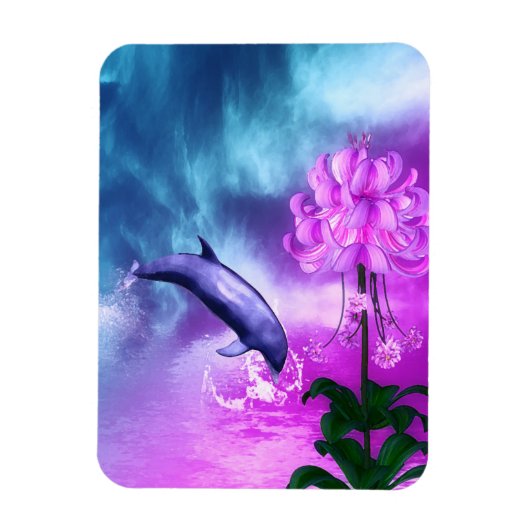 Magnet Flexible Dauphin d'Imaginaire (Vertical)