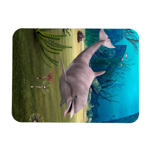 Magnet Flexible Dauphin souriant (Horizontal)