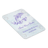 Magnet Flexible Dauphin Violet Enregistrer l'aimant Date (Côté Droit)