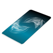 Magnet Flexible Dauphins Abstraits en jeu (Côté Gauche)