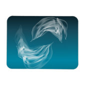 Magnet Flexible Dauphins Abstraits en jeu (Horizontal)