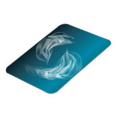 Magnet Flexible Dauphins Abstraits en jeu (Côté Gauche)