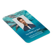 Magnet Flexible Dauphins de souvenir commémoratif sous l'océan (Côté Droit)