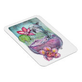 Magnet Flexible Dauphins et orchidées (Côté Droit)