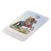 Magnet Flexible David, comte de Huntingdon (1084-1153) 1120, engra (Côté Gauche)