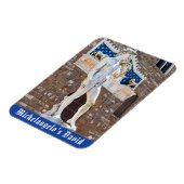 Magnet Flexible David de Michel-Ange - Florence, Toscane, Italie (Côté Gauche)