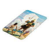 Magnet Flexible David et Goliath, 1940 par Newell Convers Wyeth (Côté Gauche)