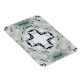 Magnet Flexible DAVID ~ Pâques vert et bleu (Côté Droit)
