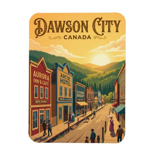 Magnet Flexible Dawson City Canada (Vertical)