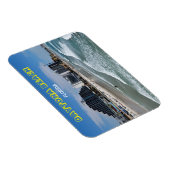 Magnet Flexible Daytona Beach, Arrière - plan de Floride (Côté Droit)