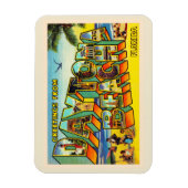 Magnet Flexible Daytona Beach Florida FL Grande Lettre Carte posta (Vertical)