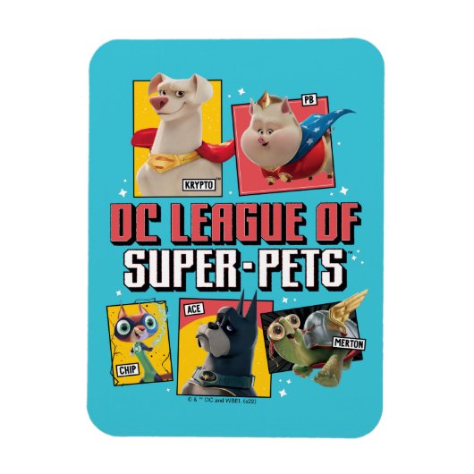 Magnet Flexible DC League of Super-Pets Character Panels (Vertical)