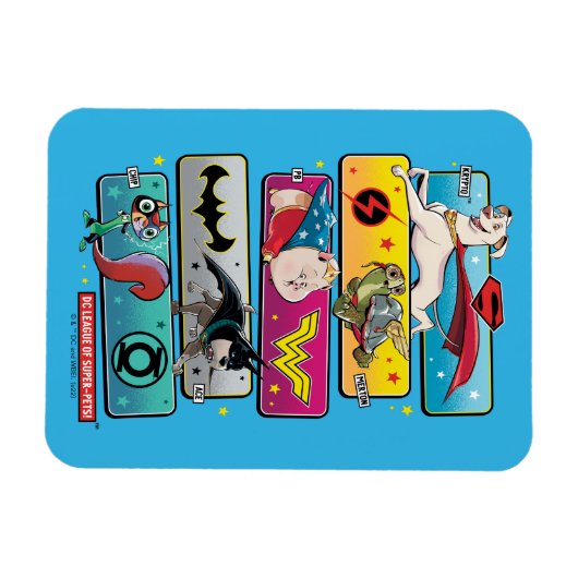 Magnet Flexible DC League of Super-Pets Panels (Horizontal)