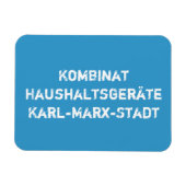 Magnet Flexible DDR Kühlschrankmagnet (Horizontal)