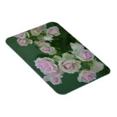 Magnet Flexible De belles roses de jardin rose clair (Côté Droit)