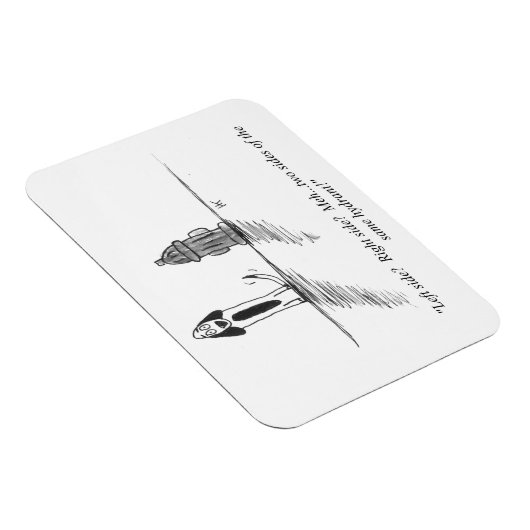 Magnet flexible de dessin de sac (Côté Droit)