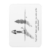 Magnet flexible de dessin de sac (Vertical)