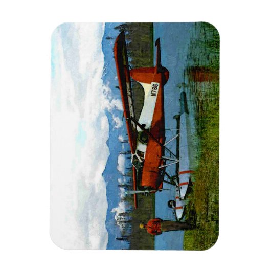 Magnet Flexible De Havilland Beaver Floatplane (Vertical)