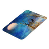 Magnet flexible de la scène de la forêt lunaire (Côté Gauche)