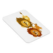 Magnet Flexible De mignons Lions de Cartoon dans un aimant flexibl (Côté Droit)