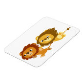 Magnet Flexible De mignons Lions de Cartoon dans un aimant flexibl (Côté Gauche)