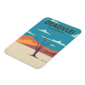 Magnet Flexible Deadvlei Namibia Travel Vintage Art (Côté Gauche)