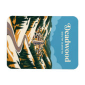 Magnet Flexible Deadwood Dakota du Sud (Horizontal)