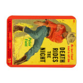 Magnet Flexible Death Rides La nuit couverture du livre de l'ouest (Horizontal)
