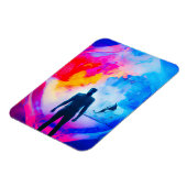 Magnet Flexible Debout dans les couleurs (Côté Gauche)