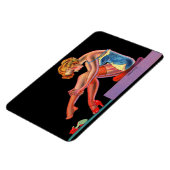 Magnet Flexible début des années 1940 Jolie petite épinglette (Côté Gauche)