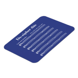 Magnet Flexible Déchiffrez cet aimant
