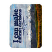 Magnet Flexible "Décisions difficiles" Motivation Affirmation Flex (Vertical)