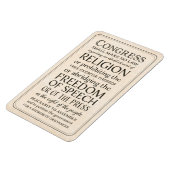 Magnet Flexible Déclaration des droits Liberté d'expression et de (Côté Gauche)