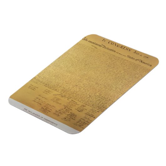 Magnet Flexible Déclaration d'indépendance (Côté Gauche)