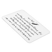 Magnet Flexible Déclaration d'indépendance des États-Unis de 1776 (Côté Droit)