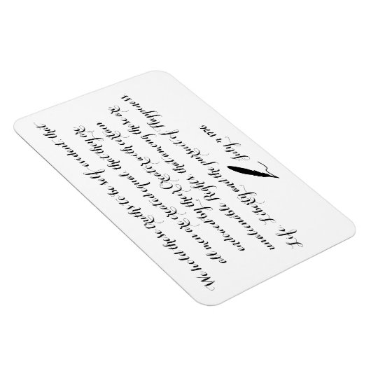 Magnet Flexible Déclaration d'indépendance des États-Unis de 1776 (Côté Droit)