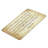 Magnet Flexible Déclaration d'indépendance des États-Unis de 1776 (Côté Gauche)