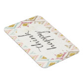 Magnet Flexible Déco souple V | Pense heureux (Côté Droit)