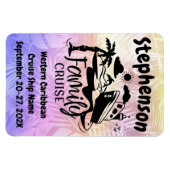 Magnet Flexible Décor de la porte de croisière familiale personnal (Horizontal)