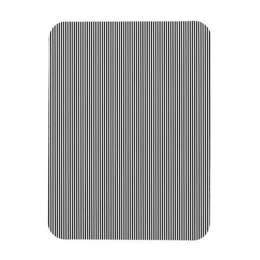 Magnet Flexible Décor Magnetique Rayure Noir Blanc Moderne (Vertical)