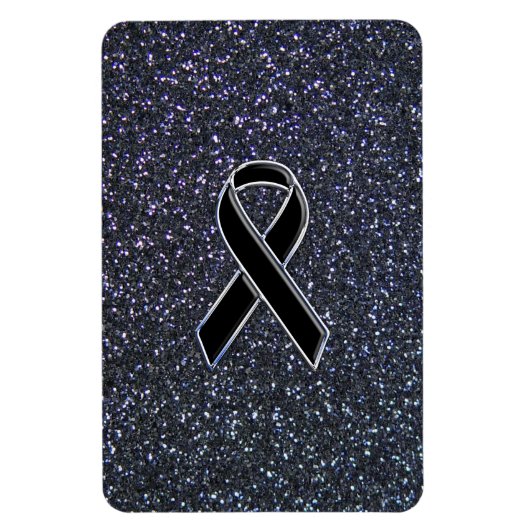 Magnet Flexible Décor noir en ruban (Vertical)