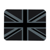 Magnet Flexible Décor noir Union Jack British (Horizontal)