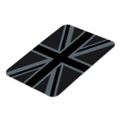 Magnet Flexible Décor noir Union Jack British (Côté Gauche)