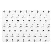 Magnet Flexible Décoratif, Gris foncé, Charbon (Horizontal)