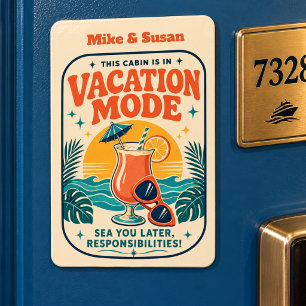 Magnet Flexible Décoration de porte de croisière rétro personnalis