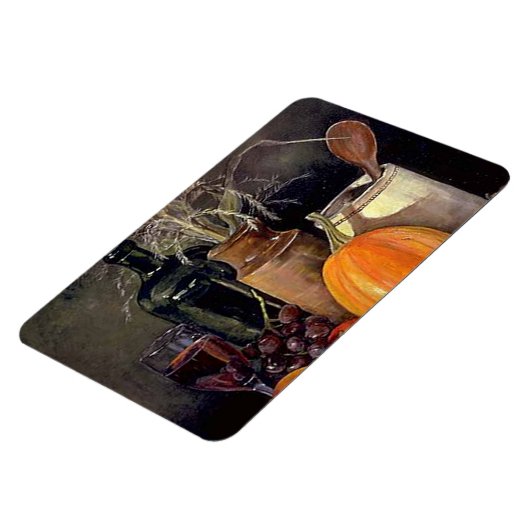 Magnet Flexible Décorations d'automne sur table, Citrouille, Fruit (Côté Gauche)