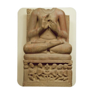 Magnet Flexible Découpage de Bouddha dans l'attitude de prêcher