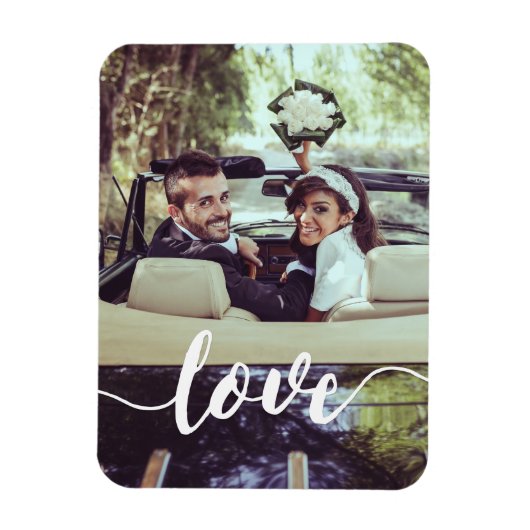 Magnet Flexible Découpage de script d'amour (Vertical)