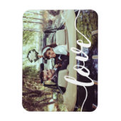 Magnet Flexible Découpage de script d'amour (Vertical)
